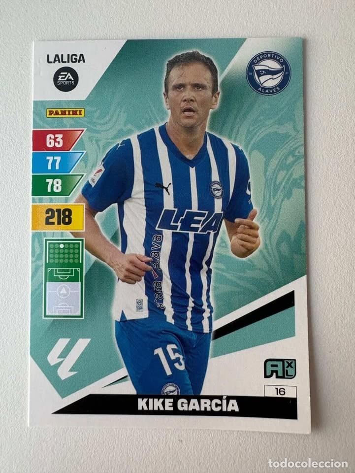 Coleccionismo deportivo: Kike Garc&iacute;a Alav&eacute;s 16 Adrenalyn 2023-24