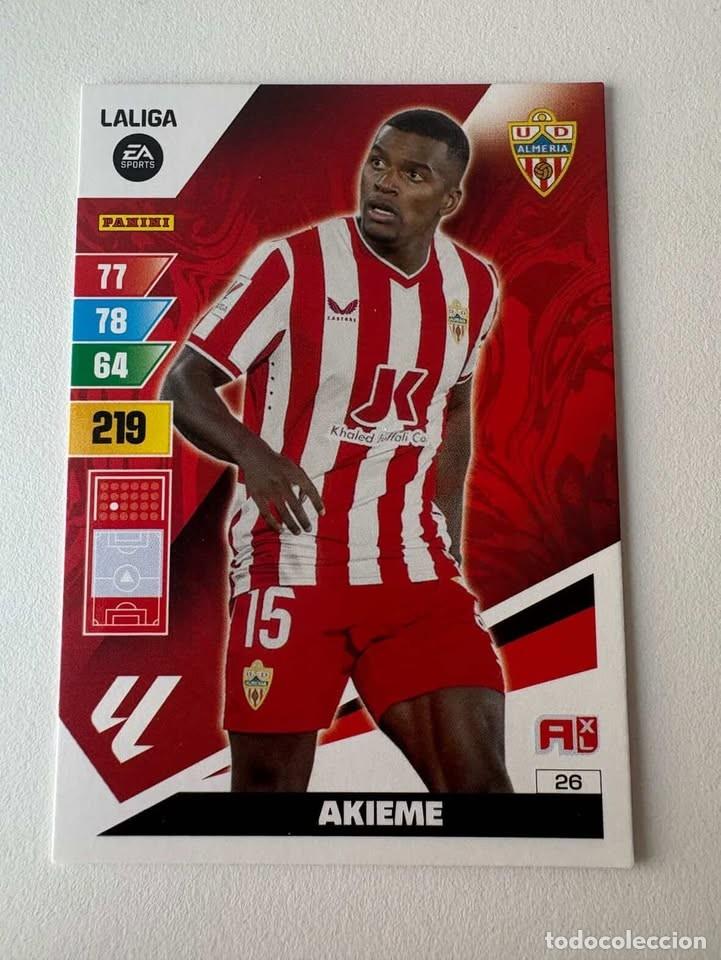 Coleccionismo deportivo: Akieme Almer&iacute;a 26 Adrenalyn 2023-24