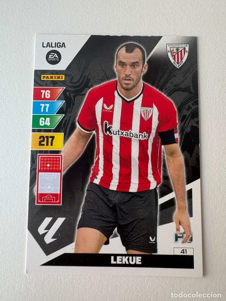Coleccionismo deportivo: Lekue Ahletic Club de Bilbao 41 Adrenalyn 2023-24