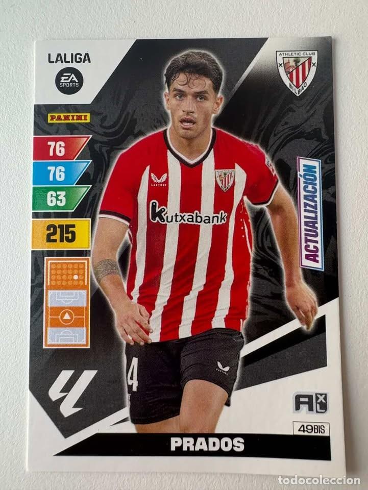 Coleccionismo deportivo: Prados Actualizaci&oacute;n Ahletic Club de Bilbao 49bis Adrenalyn 2023-24