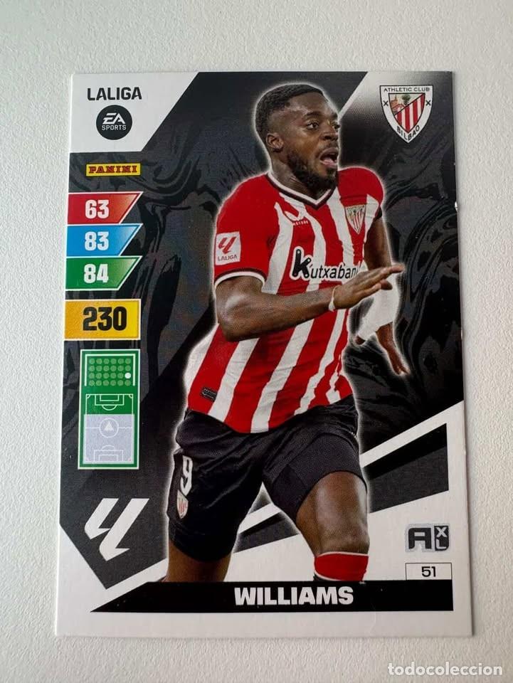 Coleccionismo deportivo: Williams Ahletic Club de Bilbao 51 Adrenalyn 2023-24