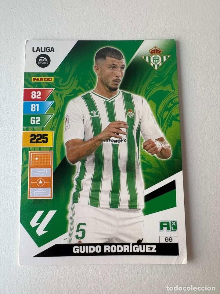 Coleccionismo deportivo: Guido Rodr&iacute;guez Betis 99 Adrenalyn 2023-24