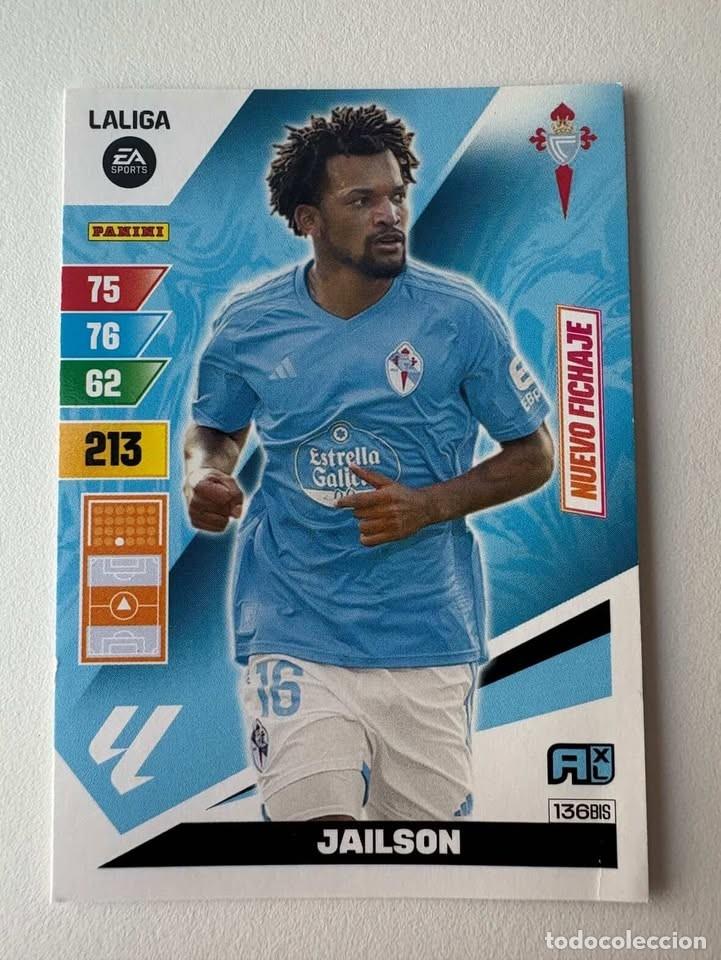 Coleccionismo deportivo: Jailson Nuevo Fichaje Celta 136bis Adrenalyn 2023-24