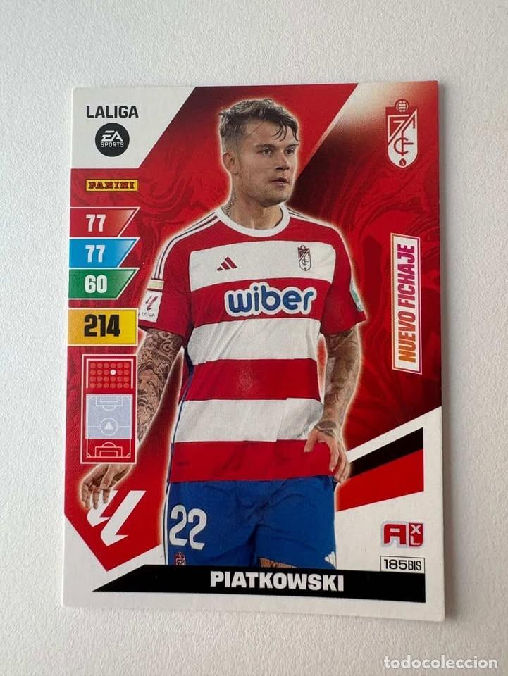 Coleccionismo deportivo: Piatkowski Nuevo Fichaje Granada 185bis Adrenalyn 2023-24