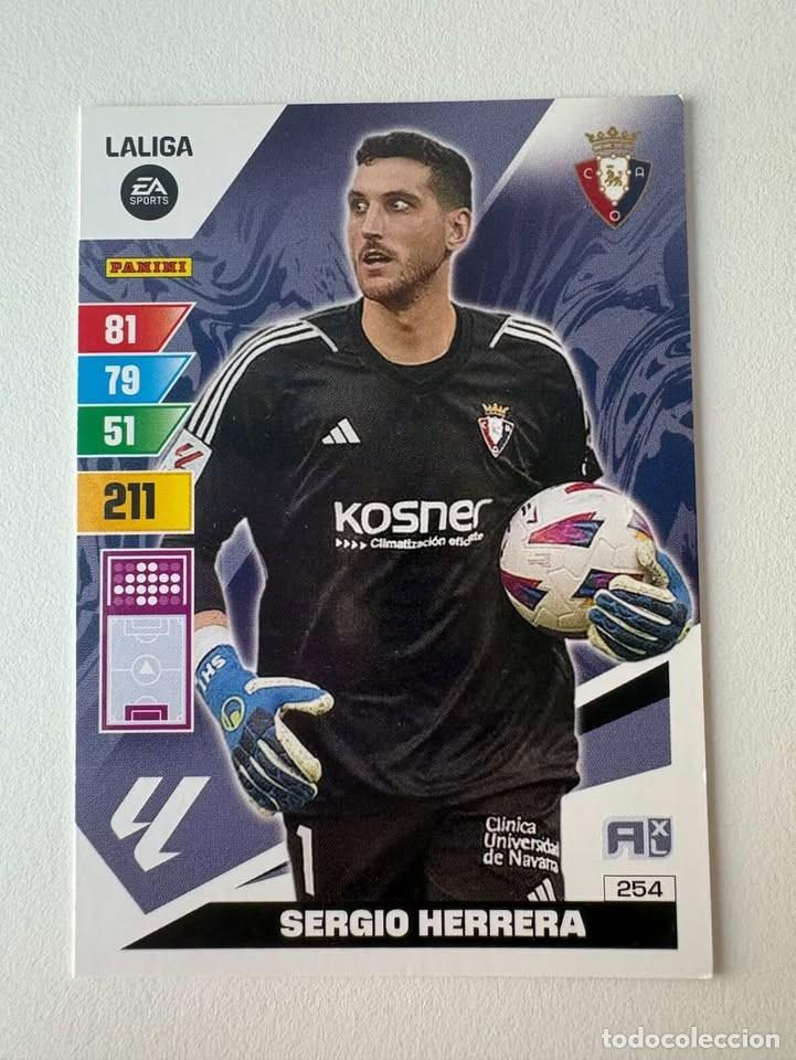 Coleccionismo deportivo: Sergio Herrera Osasuna 254 Adrenalyn 2023-24