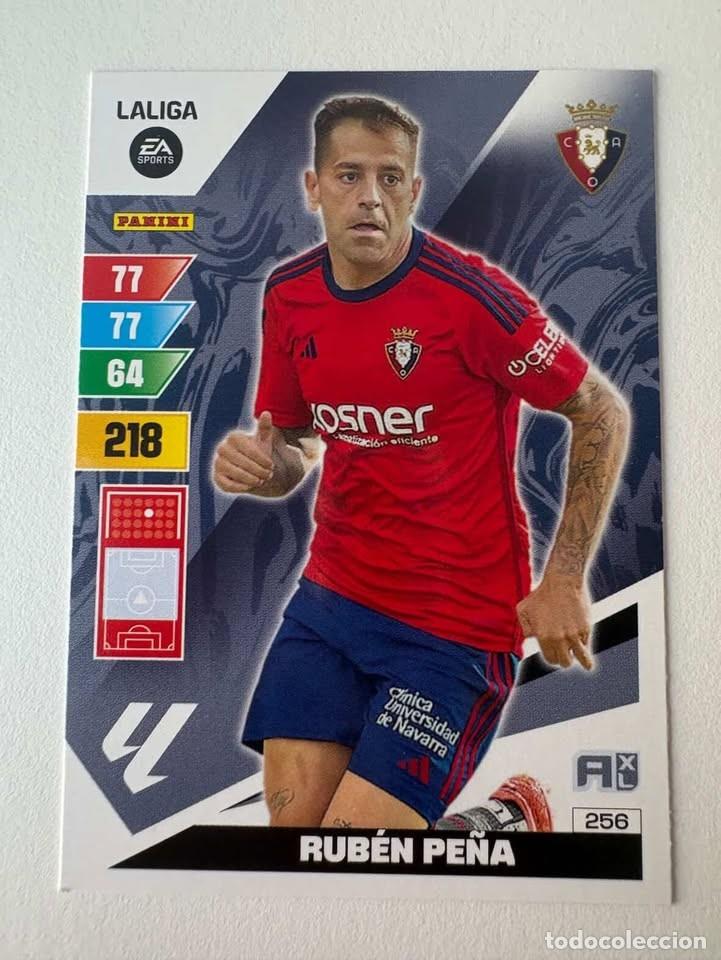 Coleccionismo deportivo: Rub&eacute;n Pe&ntilde;a Osasuna 256 Adrenalyn 2023-24