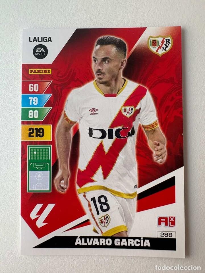 Coleccionismo deportivo: &Aacute;lvaro Garc&iacute;a Rayo Vallecano 288 Adrenalyn 2023-24