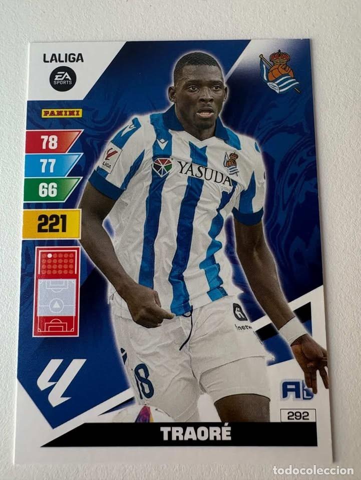 Coleccionismo deportivo: Traor&eacute; Real Sociedad 292 Adrenalyn 2023-24