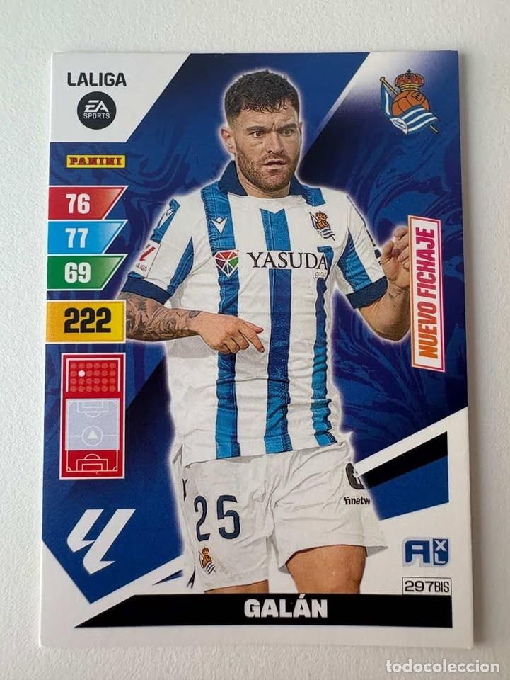 Coleccionismo deportivo: Gal&aacute;n Nuevo Fichaje Real Sociedad 297bis Adrenalyn 2023-24