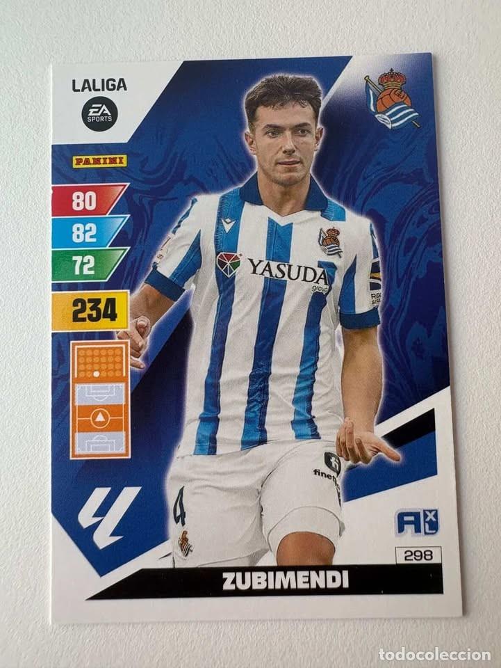 Coleccionismo deportivo: Zubimendi Real Sociedad 298 Adrenalyn 2023-24