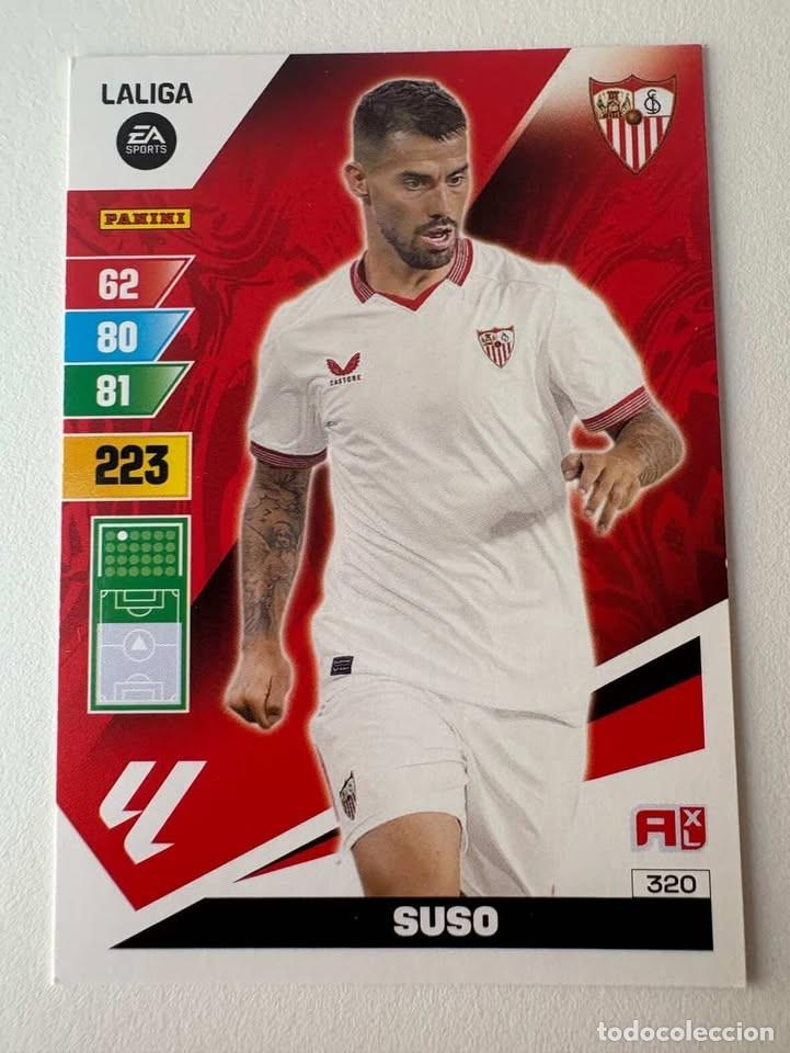 Coleccionismo deportivo: Suso Sevilla 320 Adrenalyn 2023-24