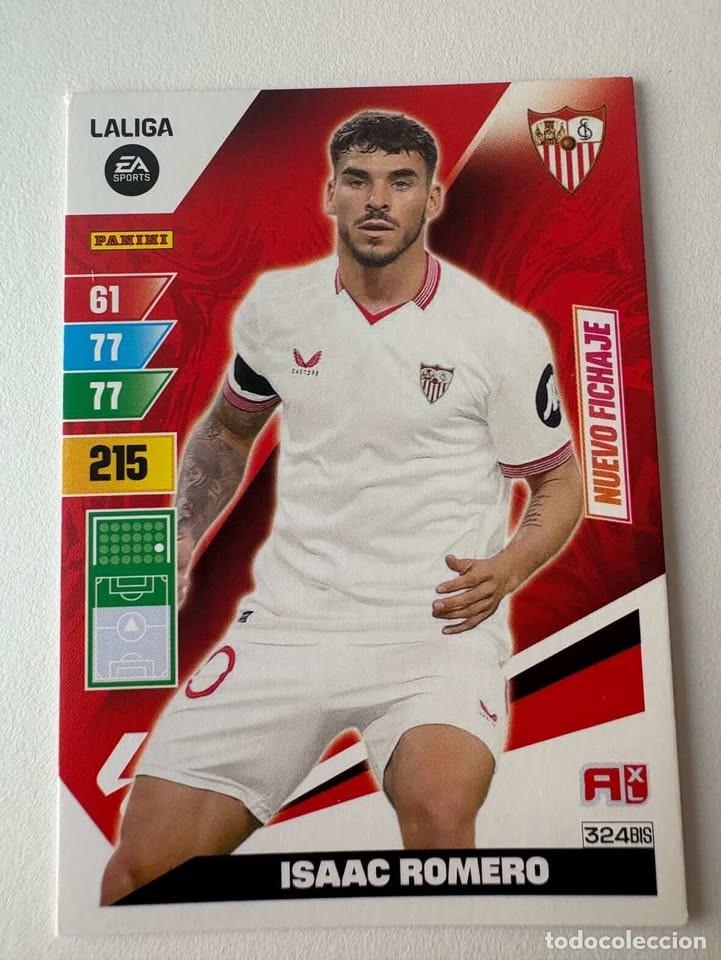 Coleccionismo deportivo: Isaac Romero Nuevo Fichaje Sevilla 324bis Adrenalyn 2023-24