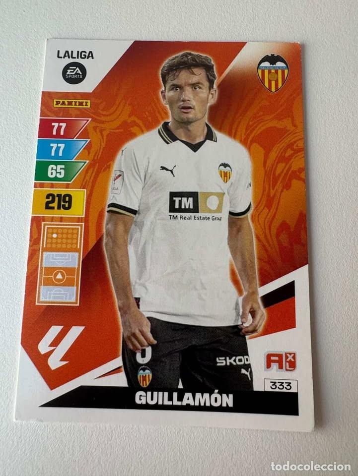 Coleccionismo deportivo: Guillam&oacute;n Valencia 333 Adrenalyn 2023-24