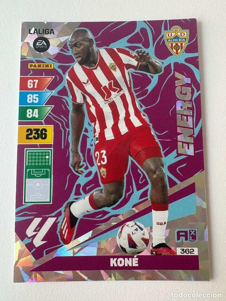 Coleccionismo deportivo: Kon&eacute; Almer&iacute;a Energy 362 Adrenalyn 2023-24