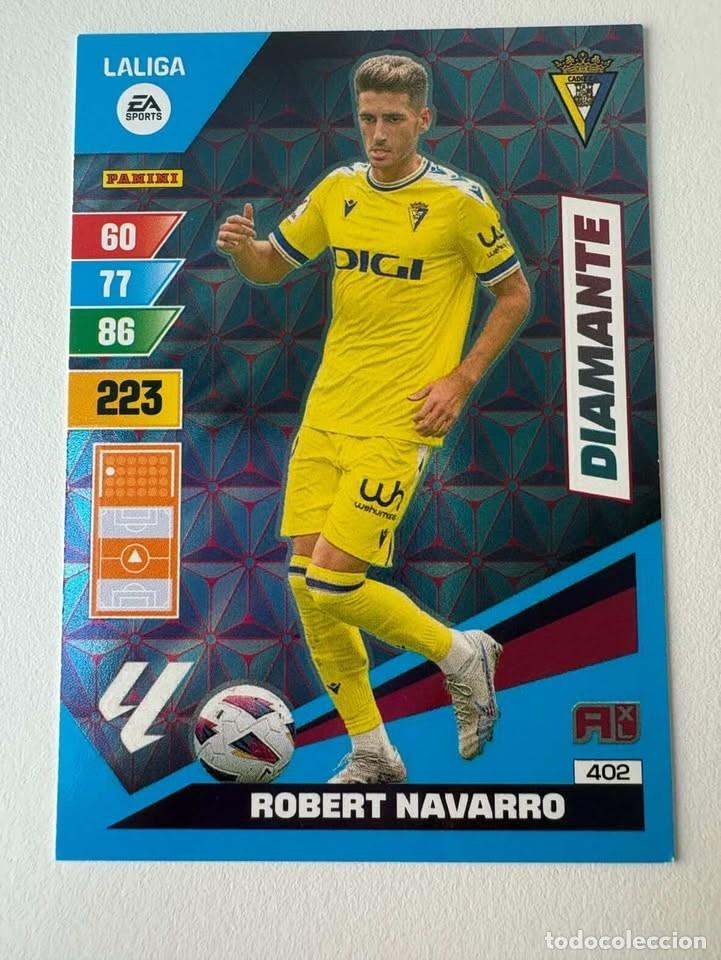 Coleccionismo deportivo: Robert Navarro C&aacute;diz Diamante 402 Adrenalyn 2023-24
