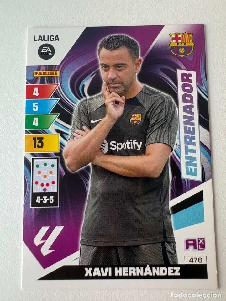 Coleccionismo deportivo: Xavi Hern&aacute;ndez Bar&ccedil;a Entrenador 476 Adrenalyn 2023-24