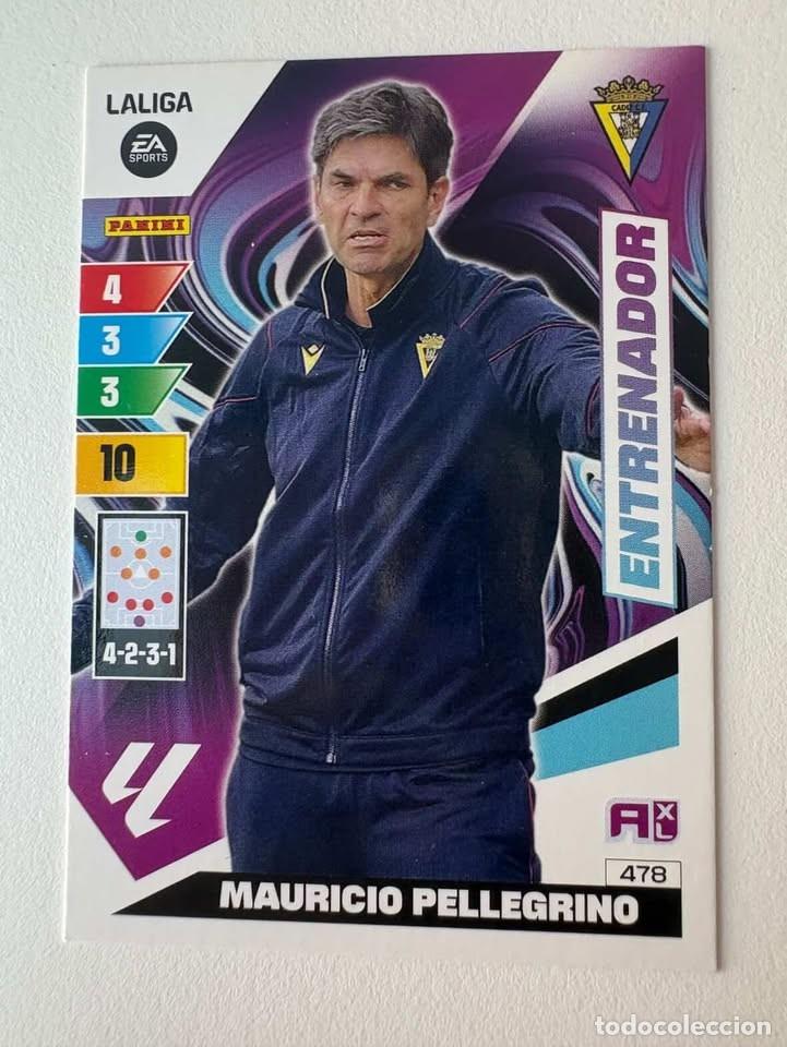 Coleccionismo deportivo: Mauricio Pellegrino C&aacute;diz Entrenador 478 Adrenalyn 2023-24