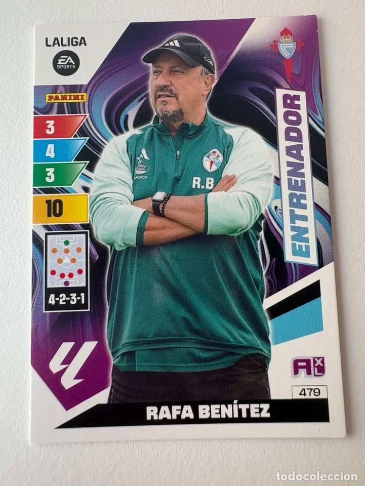 Coleccionismo deportivo: Rafa Ben&iacute;tez Celta Entrenador 479 Adrenalyn 2023-24