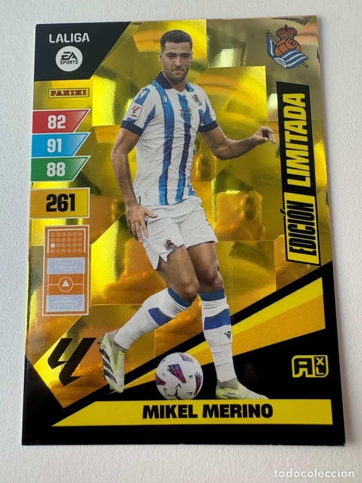 Sports collectibles: Mikel Merino Real Sociedad Edici&oacute;n Limitada Adrenalyn 2023-24