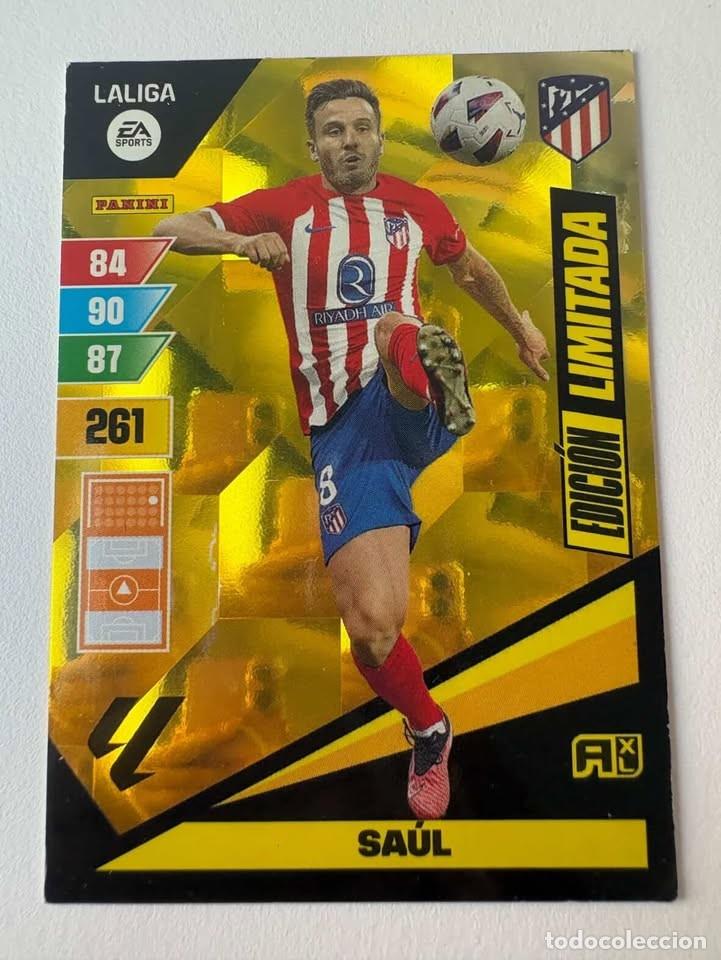 Coleccionismo deportivo: Sa&uacute;l Atl&eacute;tico de Madrid Edici&oacute;n Limitada Adrenalyn 2023-24