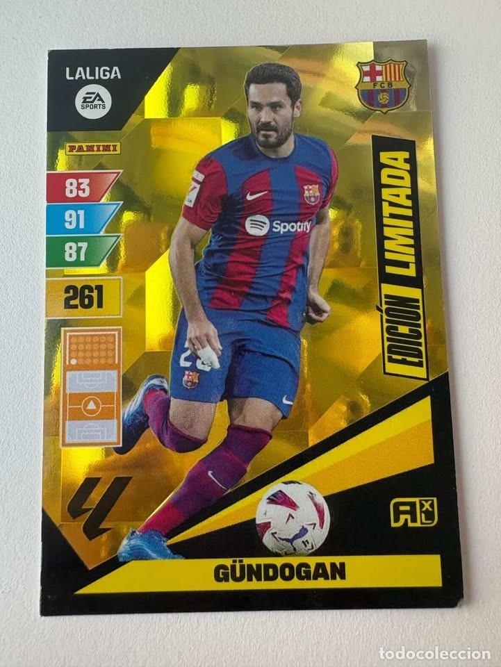 Coleccionismo deportivo: G&uuml;ndogan Bar&ccedil;a Edici&oacute;n Limitada Adrenalyn 2023-24