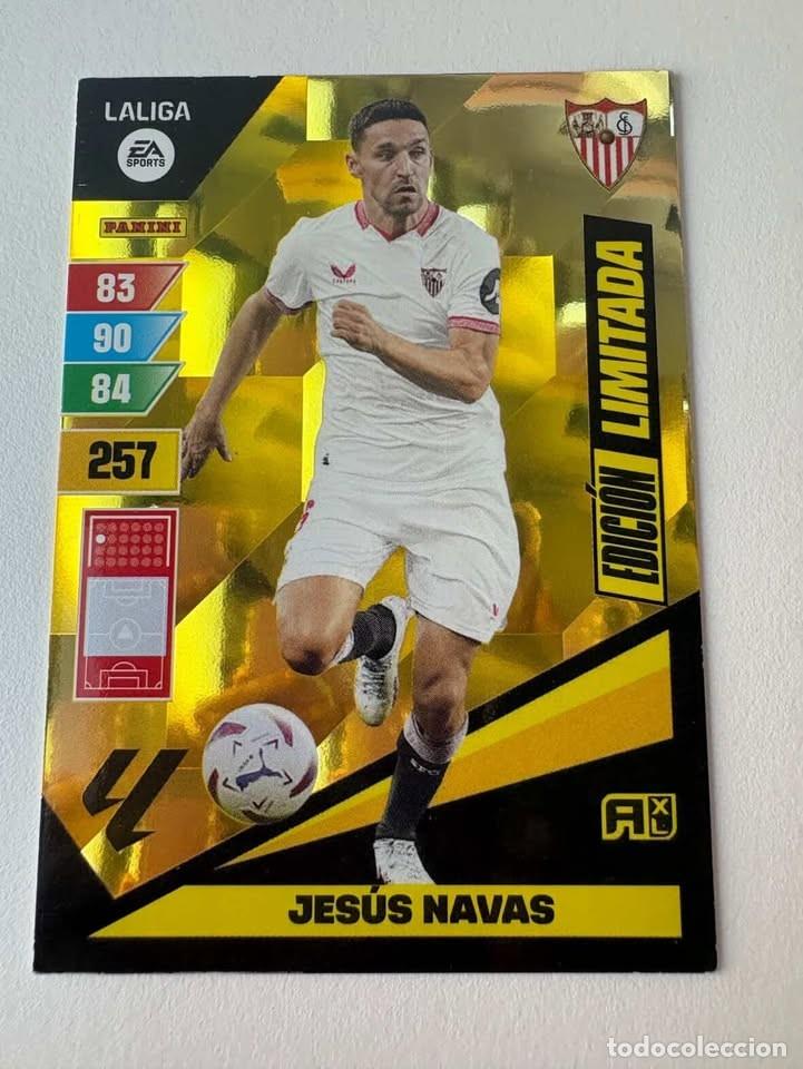 Coleccionismo deportivo: Jes&uacute;s Navas Sevilla Edici&oacute;n Limitada Adrenalyn 2023-24