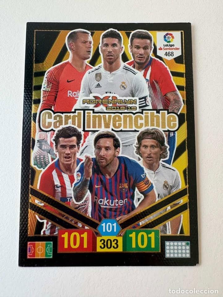 Coleccionismo deportivo: Card Invencible Adrenalyn 2018-19