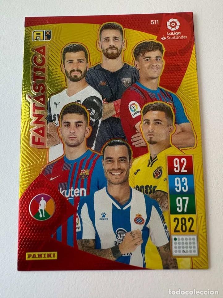 Coleccionismo deportivo: Card Fant&aacute;stica 511 Adrenalyn 2021-22