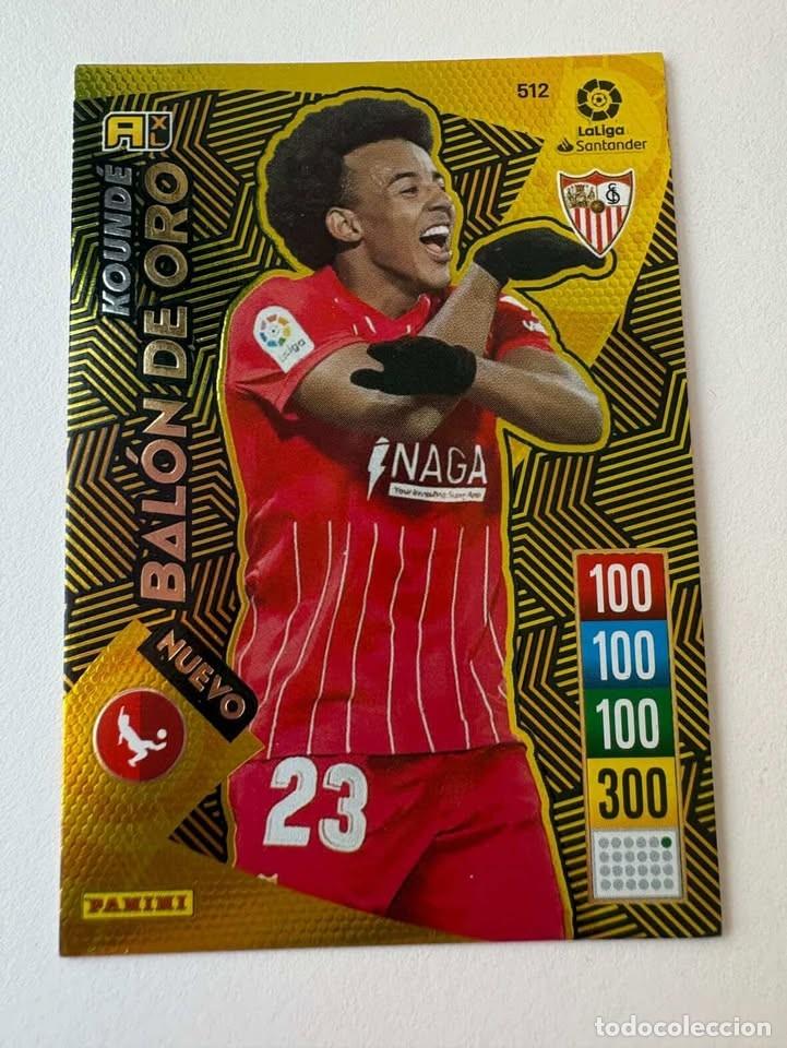 Coleccionismo deportivo: Kound&eacute; Sevilla Nuevo Bal&oacute;n de Oro 512 Adrenalyn 2021-22