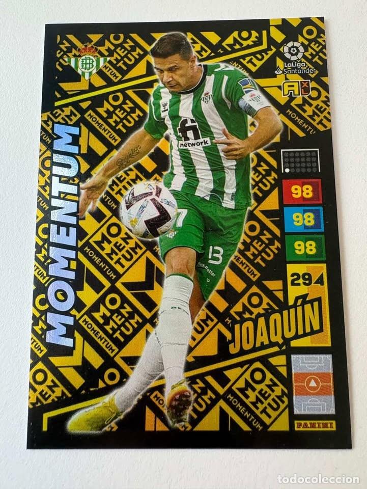 Coleccionismo deportivo: Joaqu&iacute;n Betis Momentum 2022-23
