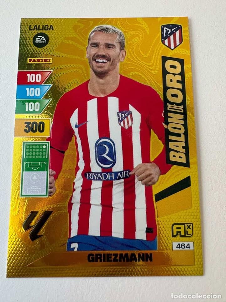 Coleccionismo deportivo: Griezmann Atl&eacute;tico de Madrid Bal&oacute;n de Oro 464 Adrenalyn 2023-24