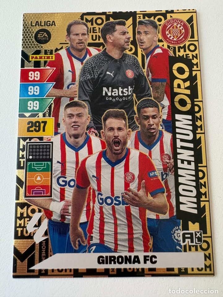 Coleccionismo deportivo: Girona FC Momentum Oro Adrenalyn 2023-24