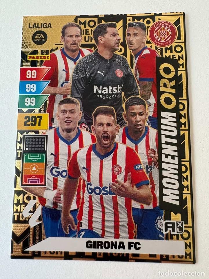Coleccionismo deportivo: Girona FC Momentum Oro Adrenalyn 2023-24