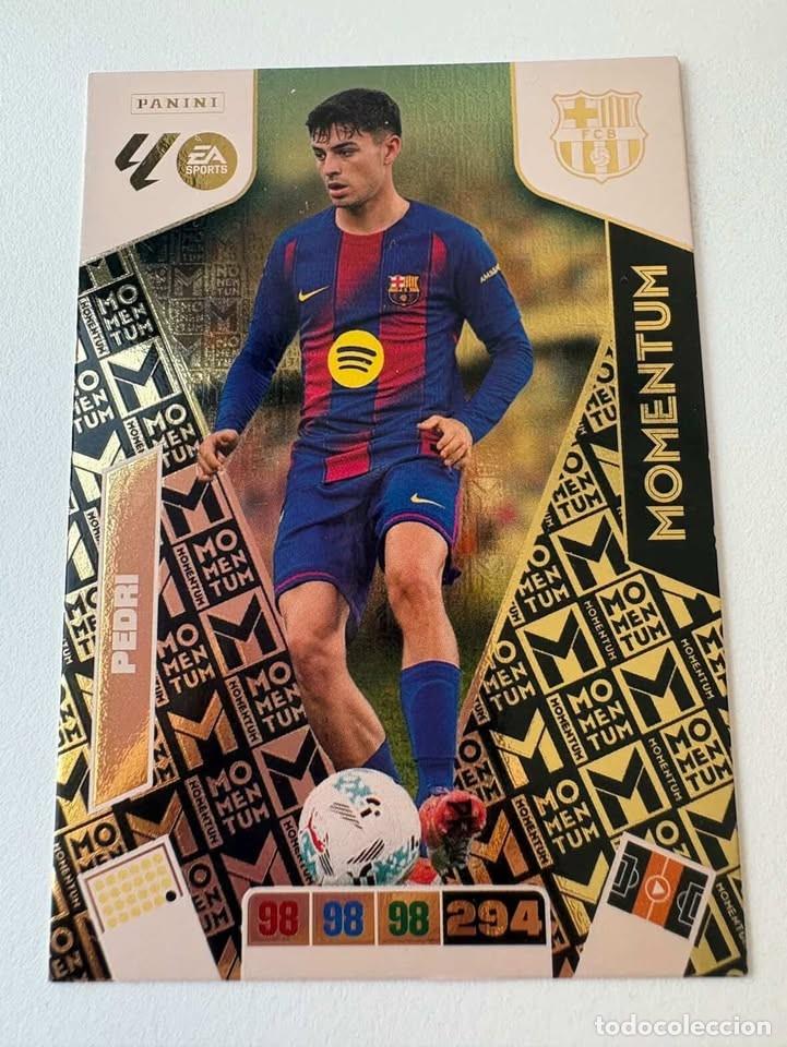 Coleccionismo deportivo: Pedri Bar&ccedil;a Momentum Adrenalyn 2025-26