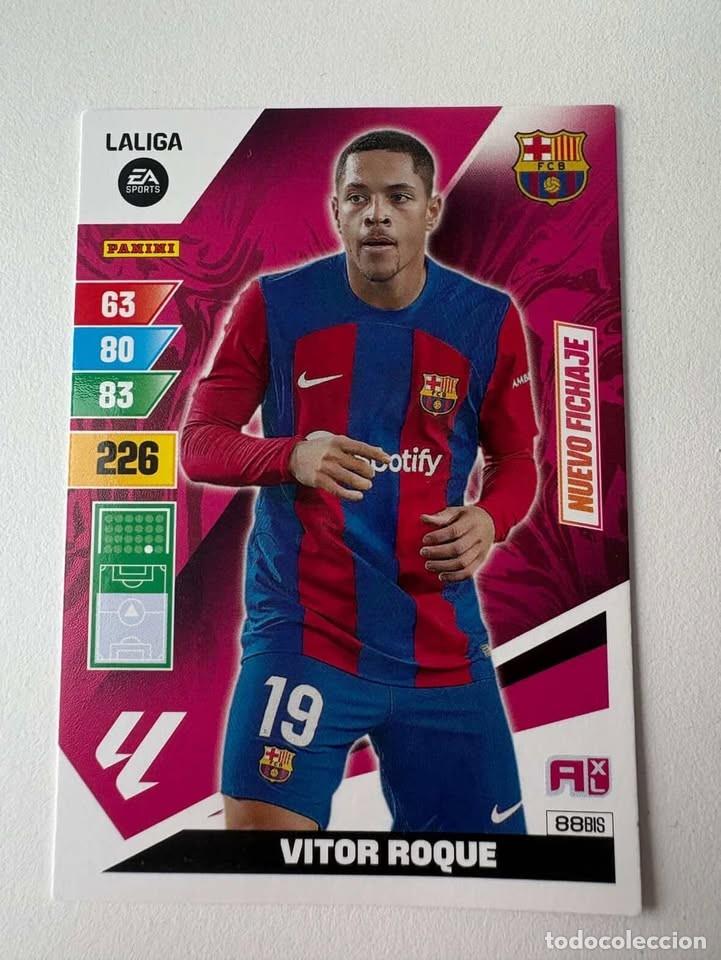Coleccionismo deportivo: Vitor Roque Nuevo Fichaje Bar&ccedil;a 88bis Adrenalyn 2023-24