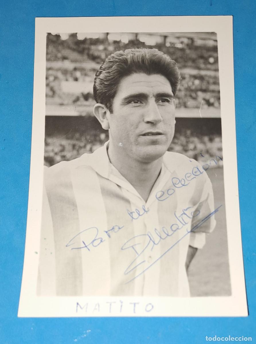 Coleccionismo deportivo: MATITO ( Real Valladolid ) - FOTOGRAF&Iacute;A DEDICADA Y FIRMADA