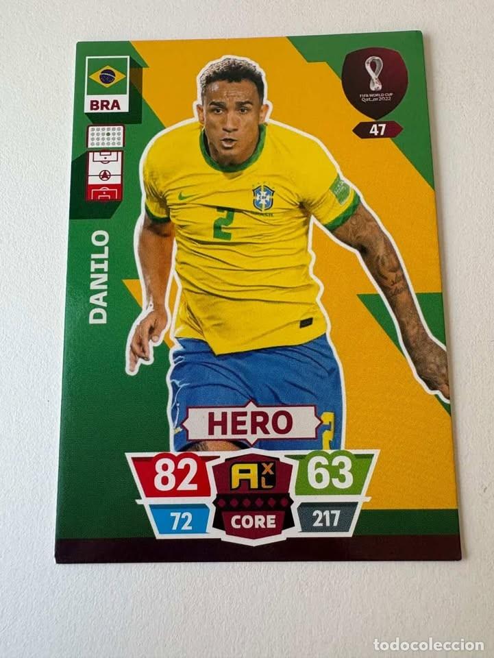 Coleccionismo deportivo: Danilo Brasil Hero 47 Adrenalyn Mundial Qatar 2022