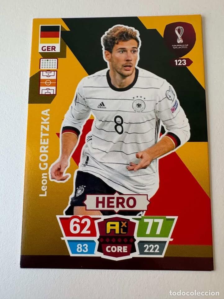 Coleccionismo deportivo: Leon Goreztka Alemania Team Crest 123 Adrenalyn Mundial Qatar 2022