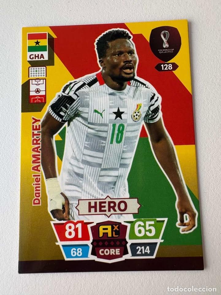 Coleccionismo deportivo: Daniel Amartell Ghana Hero 128 Adrenalyn Mundial Qatar 2022