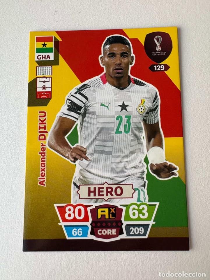 Coleccionismo deportivo: Alexander Djiku Ghana Hero 129 Adrenalyn Mundial Qatar 2022