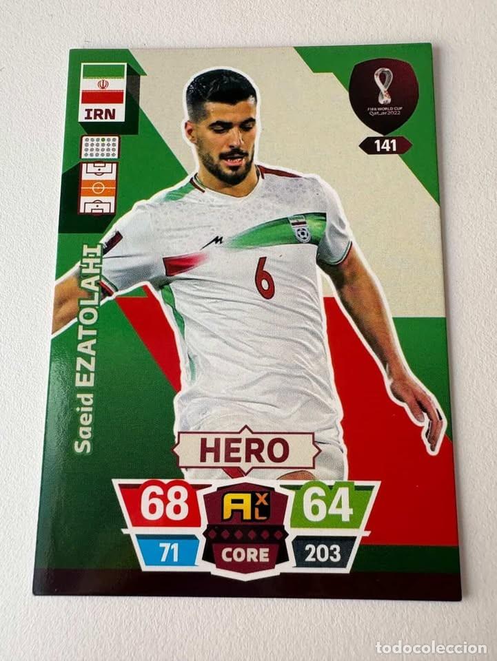 Coleccionismo deportivo: Saeid Ezatolahi Ir&aacute;n Hero 141 Adrenalyn Mundial Qatar 2022