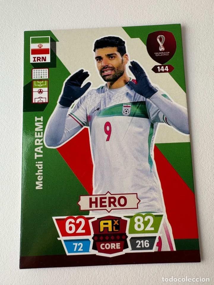 Coleccionismo deportivo: Mehdi Taremi Ir&aacute;n Hero 144 Adrenalyn Mundial Qatar 2022