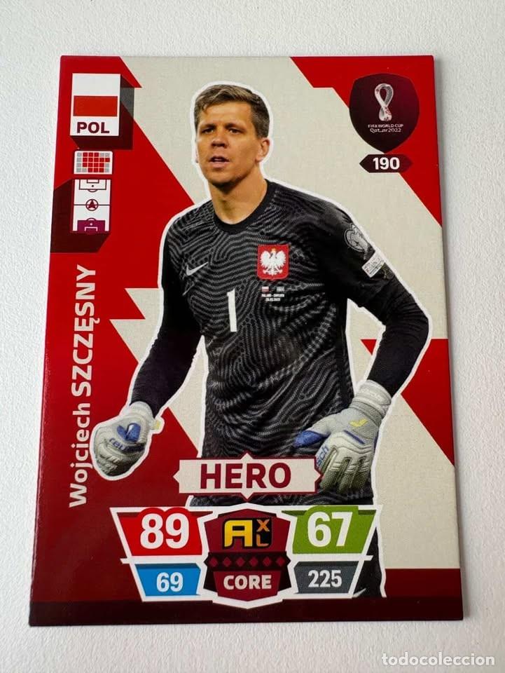 Coleccionismo deportivo: Wojciech Szczesny Polonia Hero 190 Adrenalyn Mundial Qatar 2022