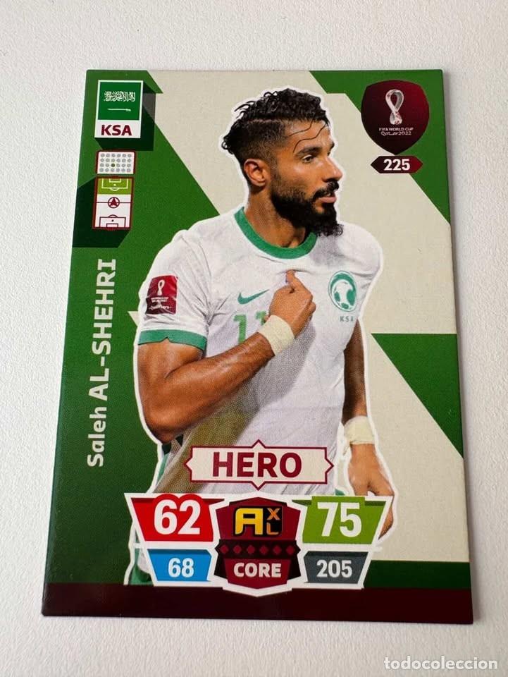 Coleccionismo deportivo: Saleh Al-Shehri Arabia Saud&iacute; Hero 225 Adrenalyn Mundial Qatar 2022