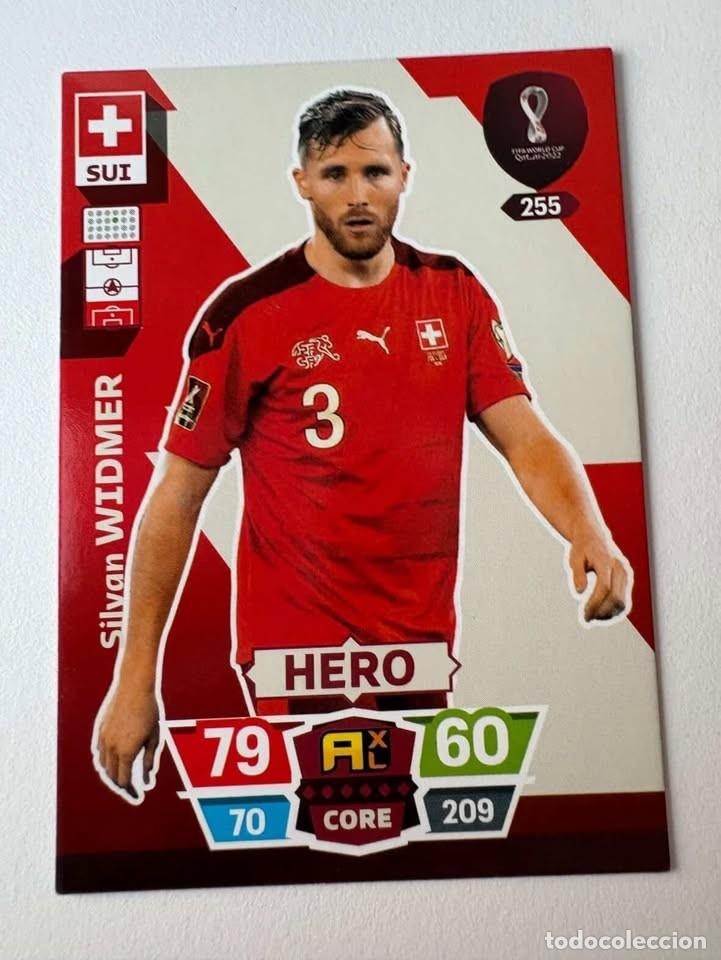 Coleccionismo deportivo: Silvan Widmer Suiza Hero 255 Adrenalyn Mundial Qatar 2022