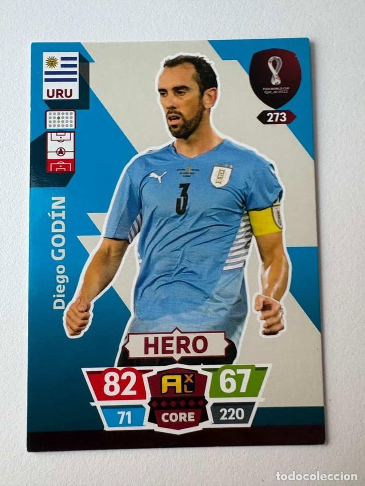 Collectionnisme sportif: Diego God&iacute;n Uruguay Hero 273 Adrenalyn Mundial Qatar 2022