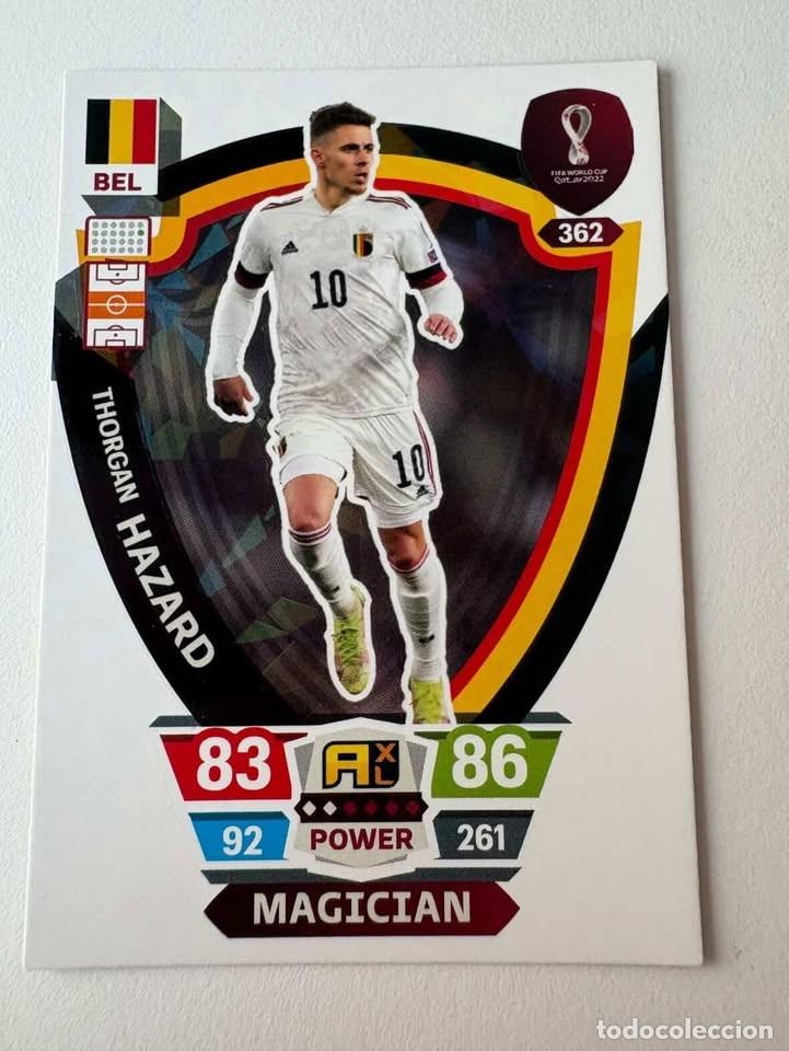 Coleccionismo deportivo: Thorgan Hazard B&eacute;lgica Magican 362 Adrenalyn Mundial Qatar 2022