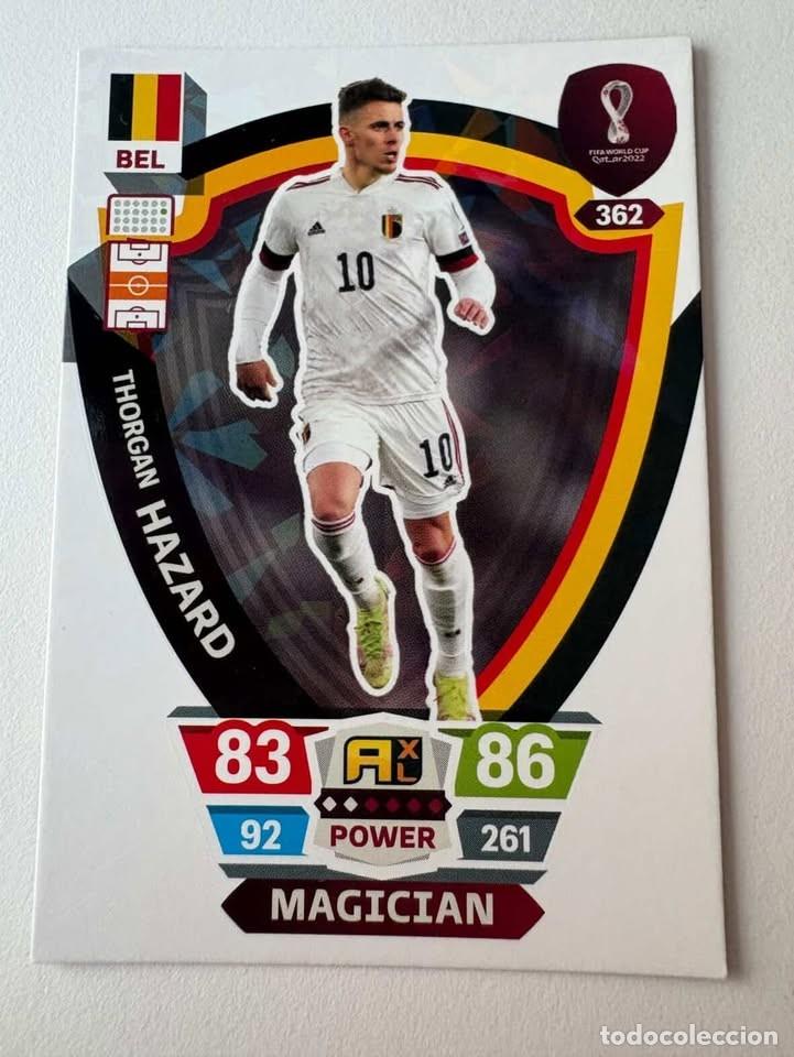Coleccionismo deportivo: Thorgan Hazard B&eacute;lgica Magican 362 Adrenalyn Mundial Qatar 2022