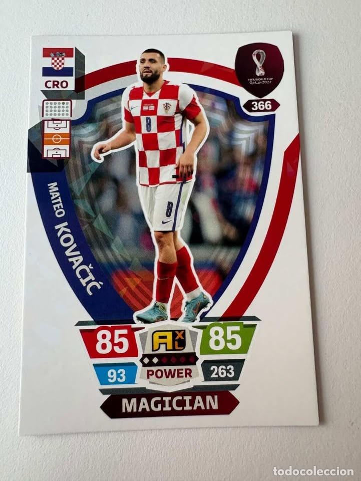 Coleccionismo deportivo: Mateo Kovacic Croacia Magican 366 Adrenalyn Mundial Qatar 2022