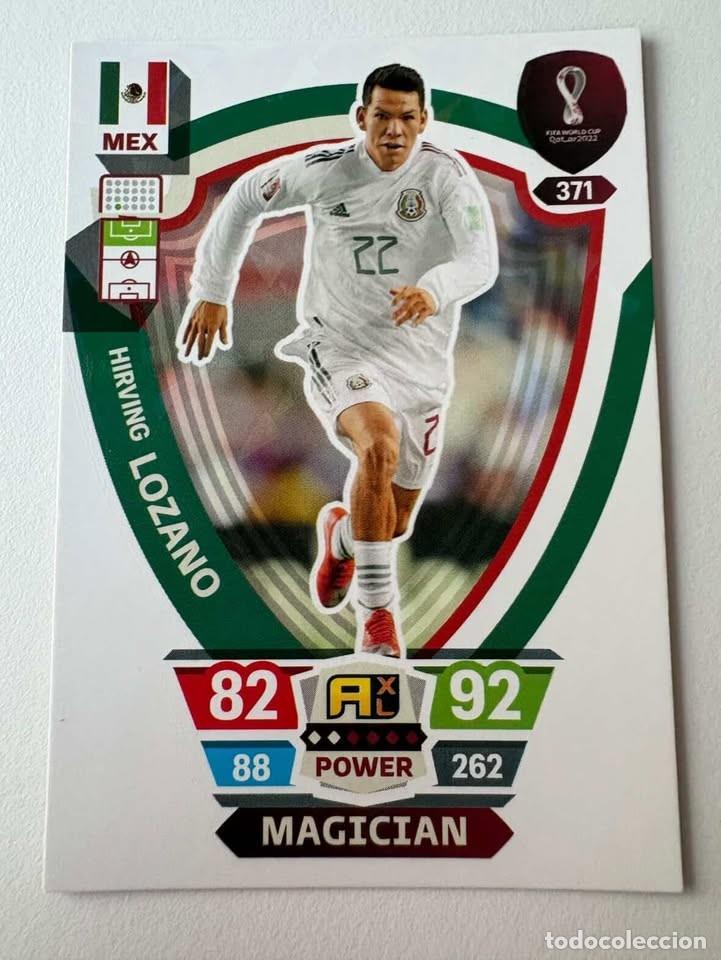 Coleccionismo deportivo: Hirving Lozano M&eacute;xico Magican 371 Adrenalyn Mundial Qatar 2022